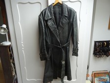 alter schwerer Ledermantel XL-XXL