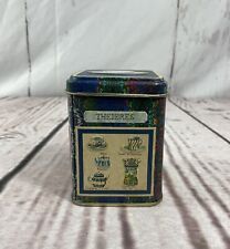 Mini Teedose bunt Theieres Tee Metalldose 7,7x5,7cm Tee Dose