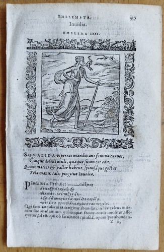 Furie neid invidia alciatus - invidia,