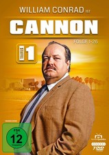 Cannon - Die komplette Staffel 1 - Serie - William Conrad (Nero Wolfe) [7 DVD]