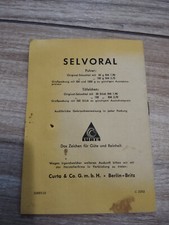 BERLIN-BRITZ, Werbung Curta & Co. GmbH Selvoral Kalk-Präparat