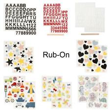 2 Rub On Sticker Buchstaben