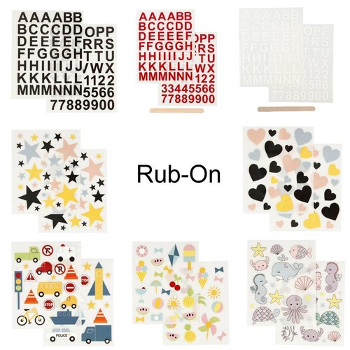 Rub sticker buchstaben - rub,