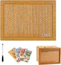 1000-10000€ Holz Sparschwein Spardose Sparbüchse Moneybox Sparbox Geschenk 2025