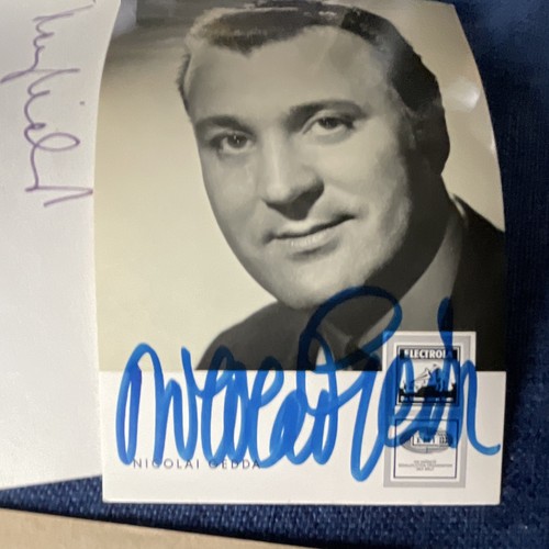 Opern konvolut autogramme - opern,