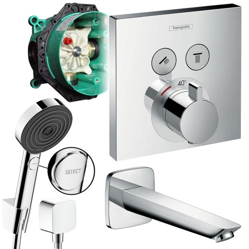 Hansgrohe unterputz wannen - hansgrohe,