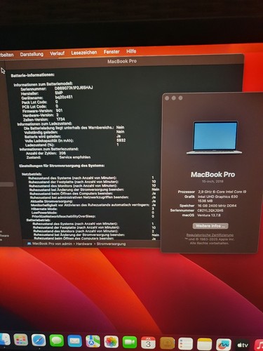 Apple macbook pro 2018 a1990 - apple,