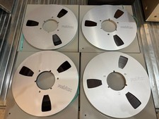 4x Revox NAB Aluspulen in Schubern Tonband Spule