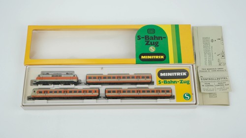 Minitrix 1027 bahn zug - s-bahn-zug, db