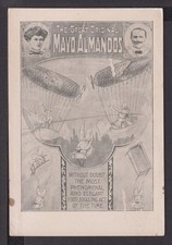 Ansichtskarte Künstler Artisten Mayo Almandos Fuss Jonglage Zeppelin Zirkus