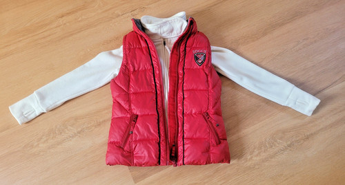 Soccx fleecejacke mit - mit, kragen