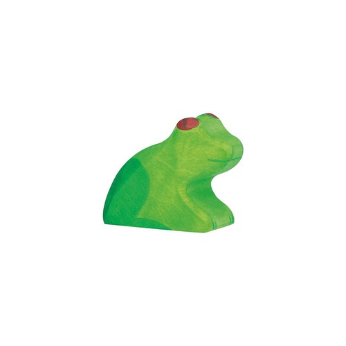 Holztiger frosch aus holz - frosch,