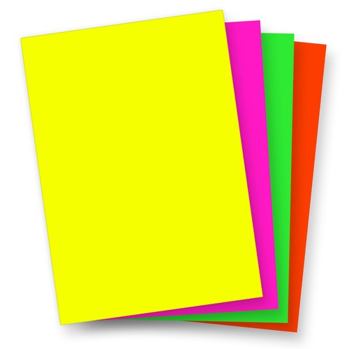 Neonpapier grell neon rot - neonpapier,