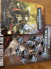 Warhammer 40k - 10 Marines Incl Seargent - Regelbuch -Sturm d Vergeltung