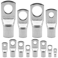 Rohrkabelschuhe Kabelschuhe Ring unisoliert 1,5 mm² - 120 mm² M4 M6 M8 M10 M12