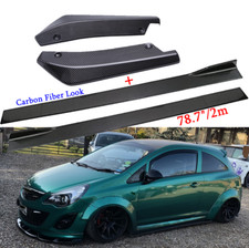 78.7" +Seitenschweller Sideskirts Flap Diffusor Heckspoiler Für Opel Corsa D OPC