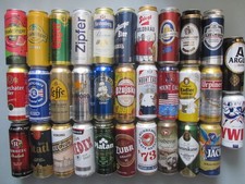 Bierdosen Europa (32 Stück) - leer