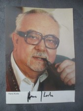 Hans Korte  Autogrammkarte signiert Autogramm AK  Film Fernsehen TV