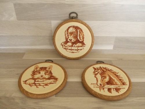 Kreuzstich stickbild tiere - kreuzstich,