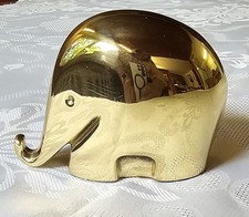Colani Design Messing Elefant Drumbo Briefbeschwerer vintage brass paperweight 