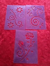 Wand und Textilschablonen