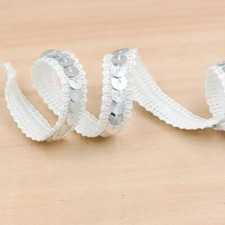 10m Pailettenband 12mm Band