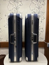 2x ORIGINAL RIMOWA BLAU INTEGRAL ALU KOFFER 70x54x20 cm Ohne Schlüssel