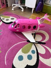 Barbie Flugzeug Rosa – Kinderspielzeug, Puppenzubehör, guter Zustand, mit option