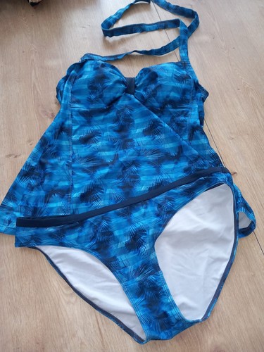 Damen gepolstert tankini set - gepolstert,