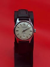 Kienzle Markant Antimagnetic Vintage Uhr Herren Silber Kleine Sekunde Läuft