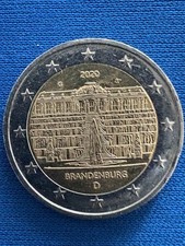 Hervorragende 2 Euro Münzen Brandenburg Schloss Sancoussi Potsdam 2020 A/ G/ J/F