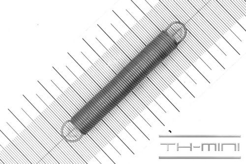 Zug feder 1mm haken öse - 1mm,