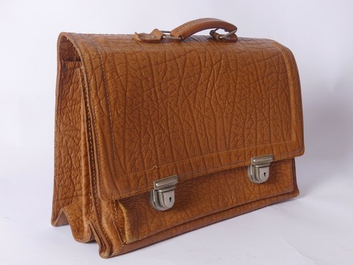 Original ledertasche 60er - ledertasche,