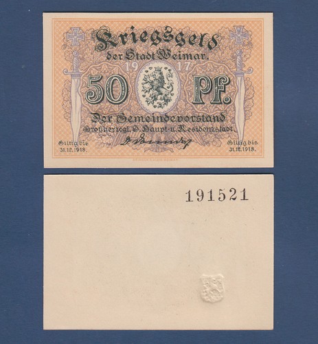 Weimar pfennig 1917 1918 - pfennig,