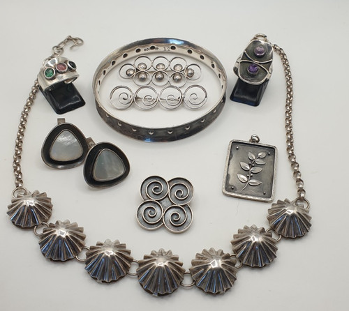 Konvolut schmuck silber 800 - silber,