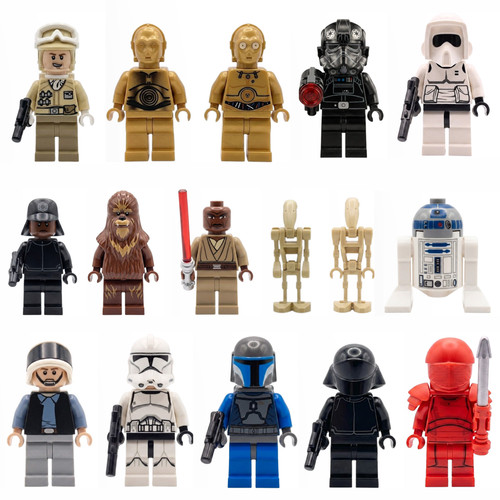 Lego star wars minifigures - star,
