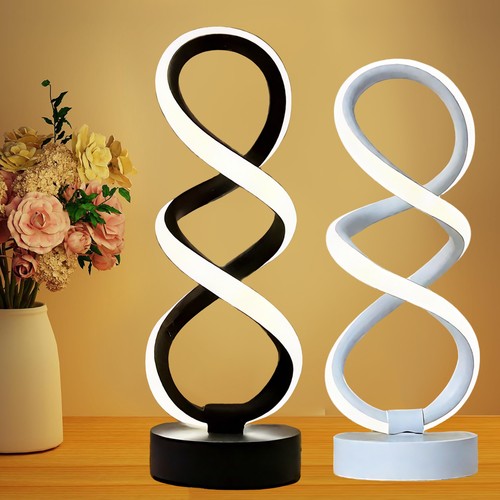 Led tischlampe spirale - tischlampe,