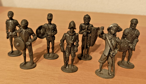 Zinnfiguren ritter konvolut - zinnfiguren,