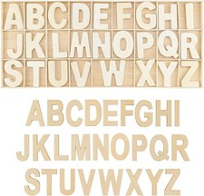 Holzalphabet 130 Stück 5 Sets