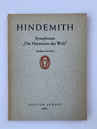 Noten hindemith symphonie - .,