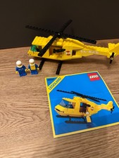 Lego 6697 Rescue-I Helicopter Rettungshubschrauber komplett Vintage mit OBA