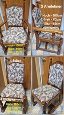 2 Stühle Eiche Hochlehner und
