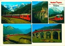2552-Ansichtskarte Bernina Express Chur-Pontresina-Tirano Rhätische Bahn Schweiz