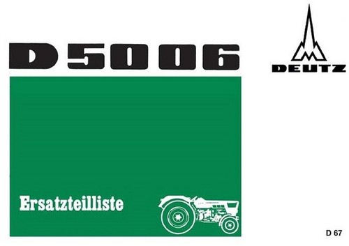 Ersatzteilliste für deutz - ersatzteilliste,