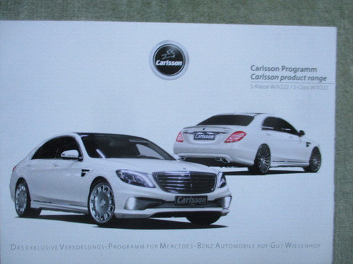 Carlsson programm mercedes - carlsson,