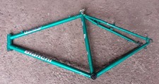 VINTAGE BIANCHI ITERA MTB RAHMEN - Stahl - niedrige und lange Geometrie (46x56)