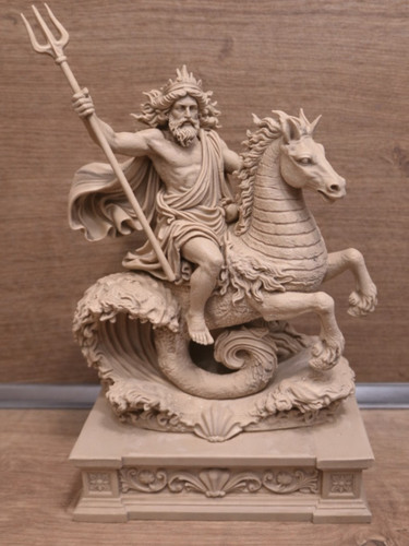 Statue poseidon - statue,