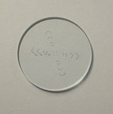 Olympus  Mikroskop Format-Strichplatte für NFK Fotoprojektiv  24 mm