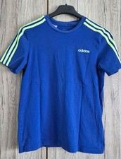 Adidas Trikot T-Shirt blau gelb neon Gr. 164
