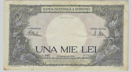 Romania rumänien 1000 - romania/rumÄnien, lei